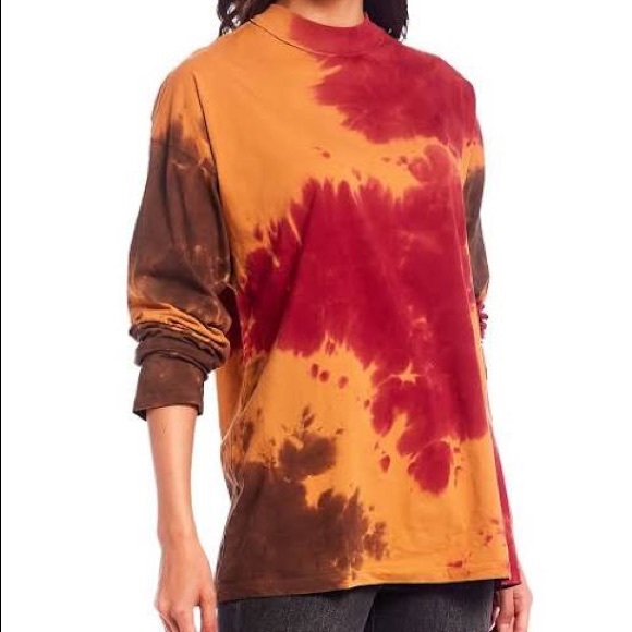 Free People We the Free Be Free tie dye shirts EUC - Picture 1 of 7